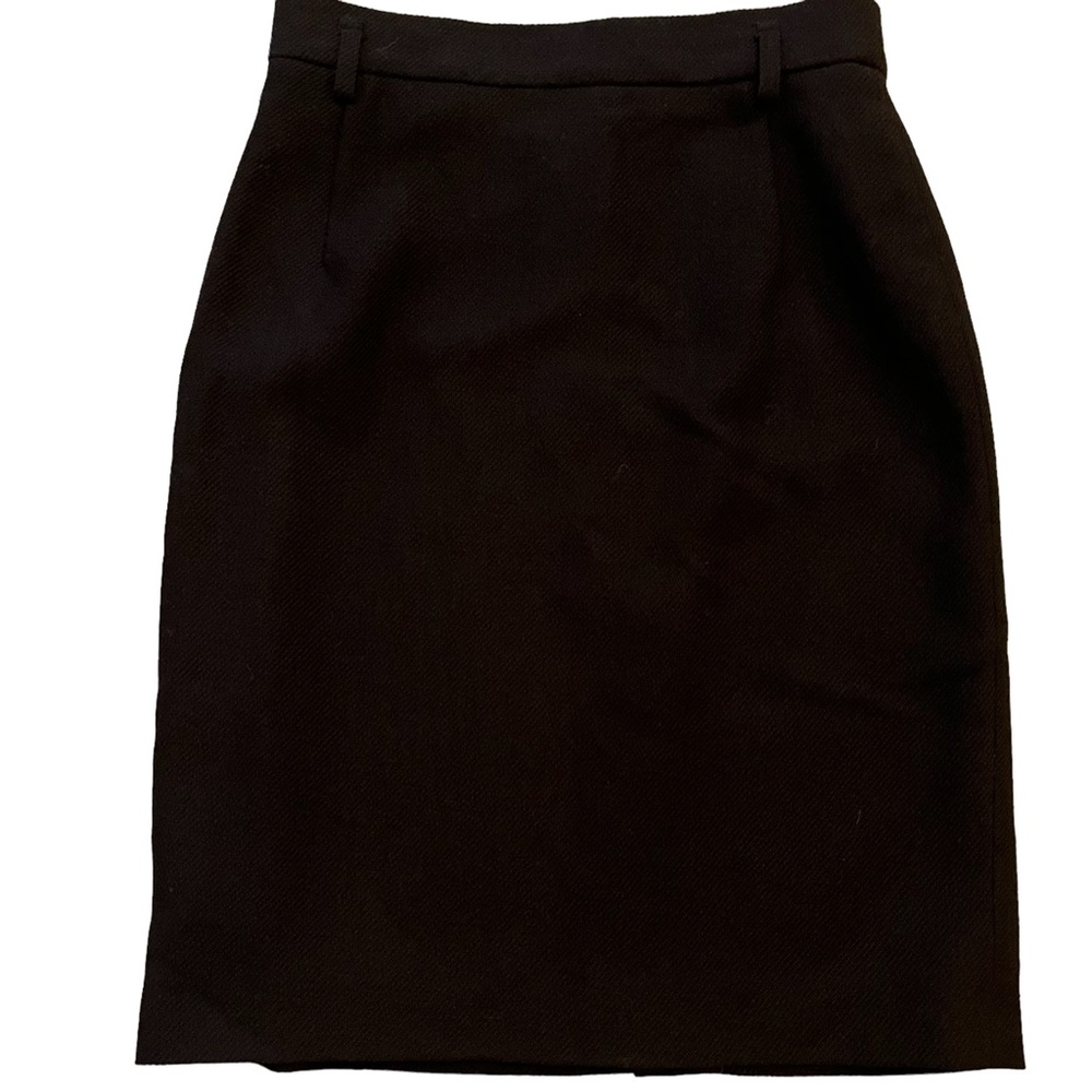 Laurel Black Wool Pencil Skirt 4(40)